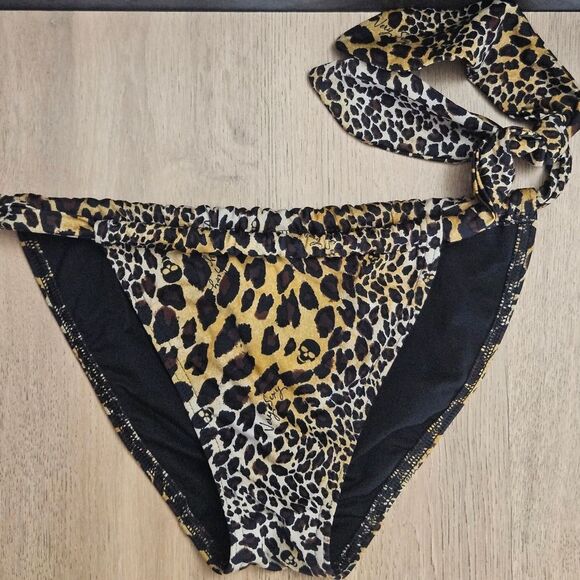 VICTORIA'S SECRET SWIM CHEETAH SKULL Y2K RETRO BOMBSHELL BIKINI 2 PIECE SWIMSUIT - Picture 11 of 11